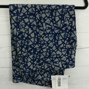 LuLaRoe 3XL Gray & Navy Cassie Skirt